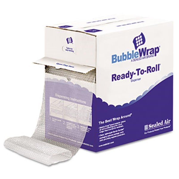 Sealed Air Bubble Wrap. Cushion Bubble Roll, .5 in. Thick, 12 in. x 65ft SE30980